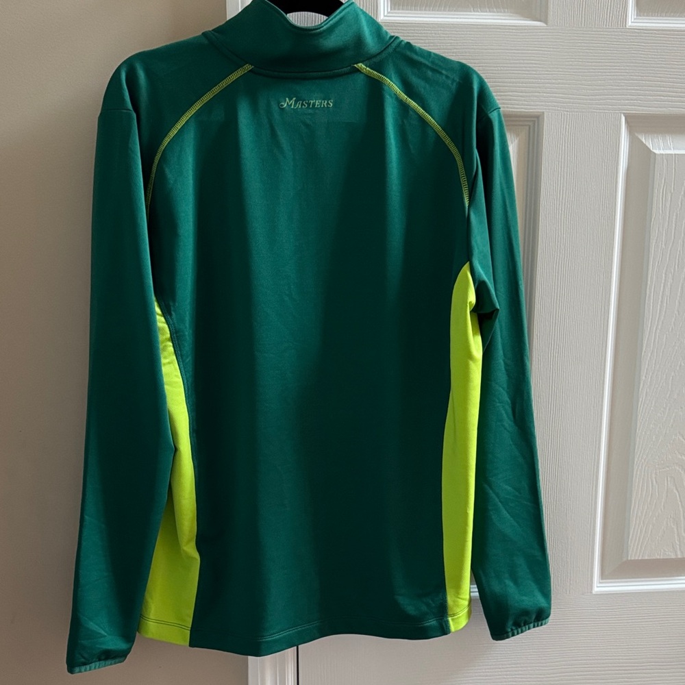 Masters Green and Yellow 1/4 Zip Tech Pullover - Picture 6 of 7